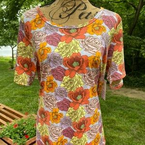 Floral Print LuLaRoe Unicorn 🦄 Tee Shirt